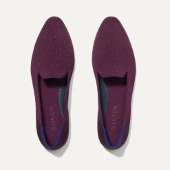 Rothy's The Almond Loafer^The Almond Loafer Plum Twill