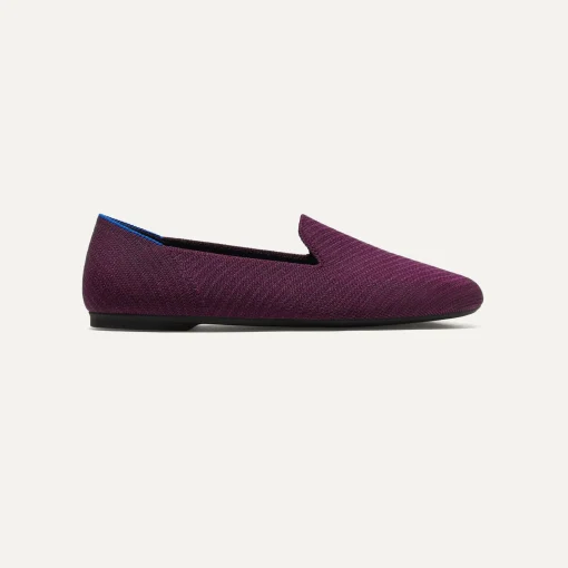 Rothy's The Almond Loafer^The Almond Loafer Plum Twill