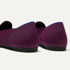 Rothy's The Almond Loafer^The Almond Loafer Plum Twill
