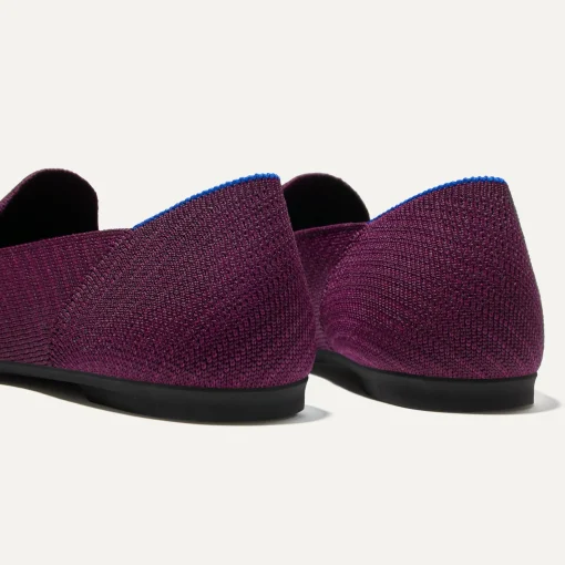 Rothy's The Almond Loafer^The Almond Loafer Plum Twill