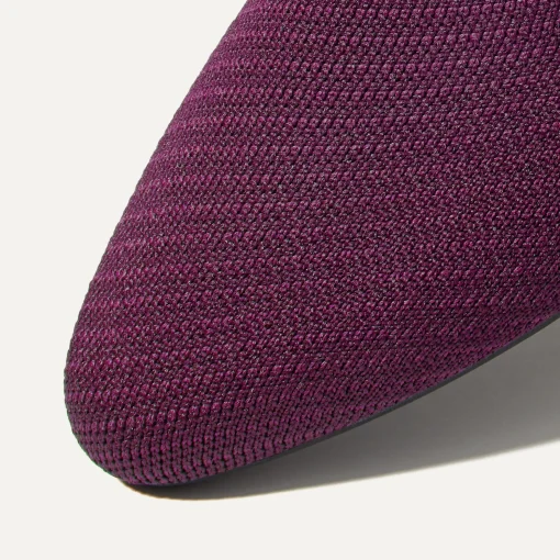 Rothy's The Almond Loafer^The Almond Loafer Plum Twill