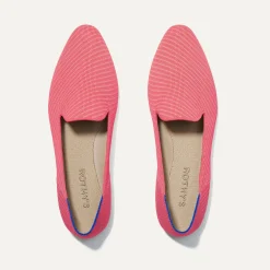 Rothy's The Almond Loafer^The Almond Loafer Ruby Grapefruit Twill