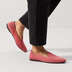 Rothy's The Almond Loafer^The Almond Loafer Ruby Grapefruit Twill