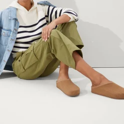 Rothy's The Casual Clog^The Casual Clog Teak Herringbone