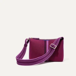 Rothy's Crossbody & Belt Bags^The Casual Crossbody Plum Stripe