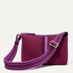 Rothy's Crossbody & Belt Bags^The Casual Crossbody Plum Stripe