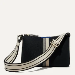 Rothy's Crossbody & Belt Bags^The Casual Crossbody Black And Ivory Stripe