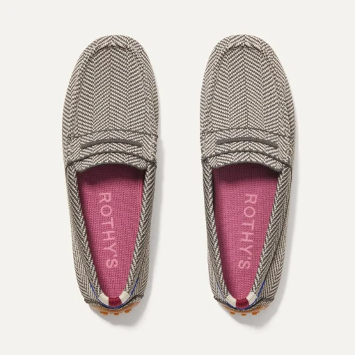 Rothy's The Driver^The Driver Iron Herringbone