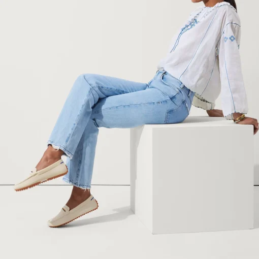 Rothy's The Driver^The Driver Oxford Creme