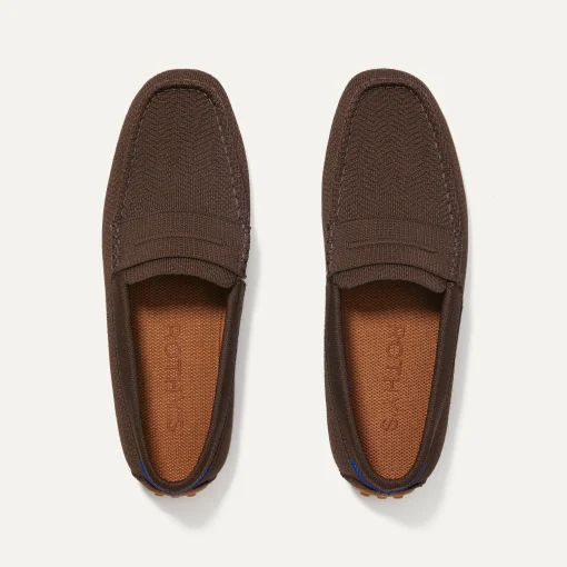 Rothy's The Driving Loafer^The Driving Loafer Brown Herringbone