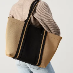 Rothy's Totes^The Essential Tote Camel And Black