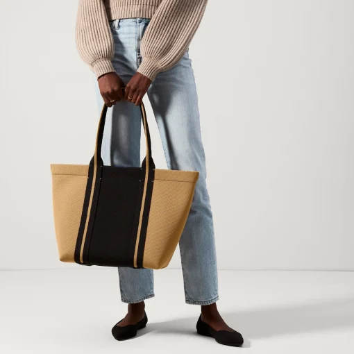 Rothy's Totes^The Essential Tote Camel And Black