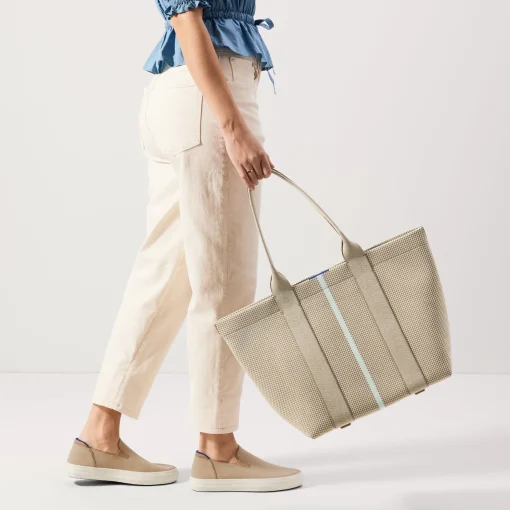 Rothy's Totes^The Essential Tote Coastal Mini Check