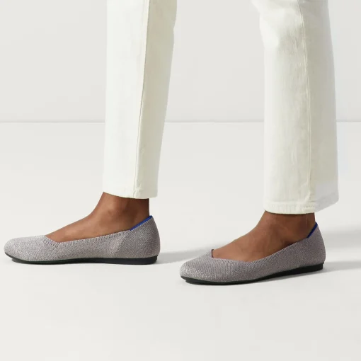 Rothy's The Flat^The Flat Silver Metallic