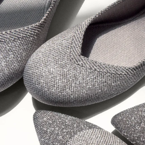 Rothy's The Flat^The Flat Silver Metallic