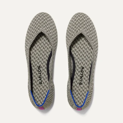 Rothy's The Flat^The Flat Slate Herringbone