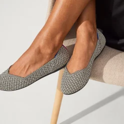 Rothy's The Flat^The Flat Slate Herringbone