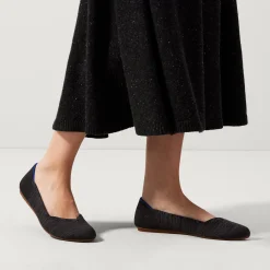 Rothy's The Flat^The Flat Heathered Black