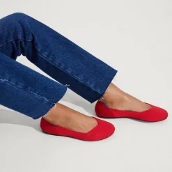 Rothy's The Flat^The Flat Bright Red