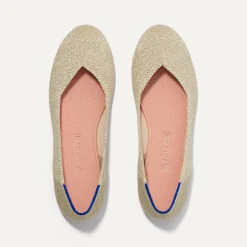 Rothy's The Flat^The Flat Light Gold Metallic