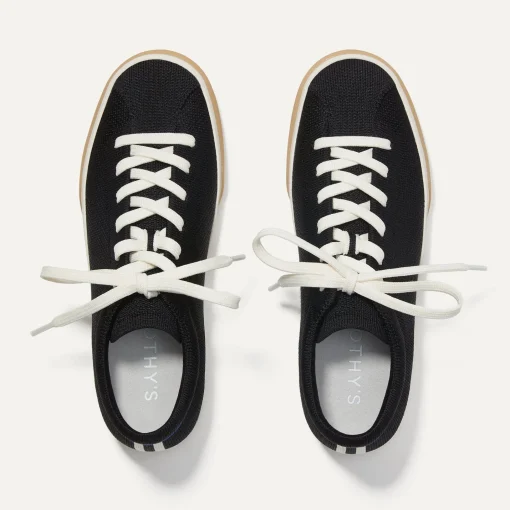 Rothy's The Lace Up^The Lace Up Sneaker Black