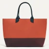 Rothy's Totes^The Lightweight Mega Tote Indigo Spice Twill