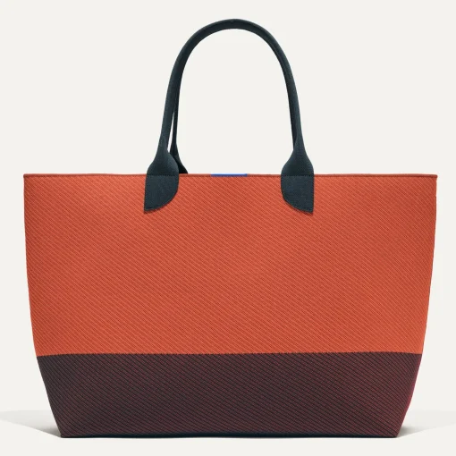 Rothy's Totes^The Lightweight Mega Tote Indigo Spice Twill