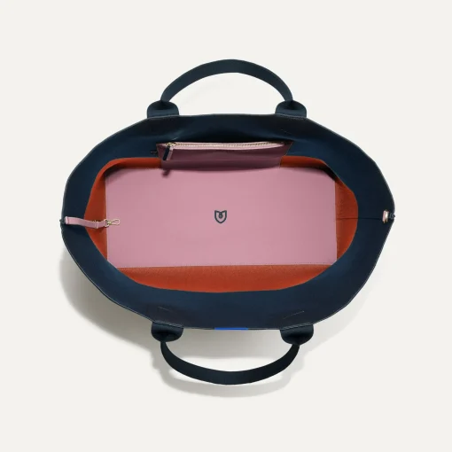 Rothy's Totes^The Lightweight Mega Tote Indigo Spice Twill