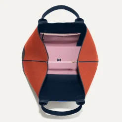 Rothy's Totes^The Lightweight Mega Tote Indigo Spice Twill