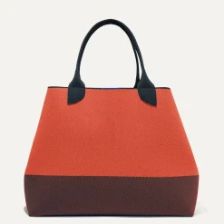 Rothy's Totes^The Lightweight Mega Tote Indigo Spice Twill