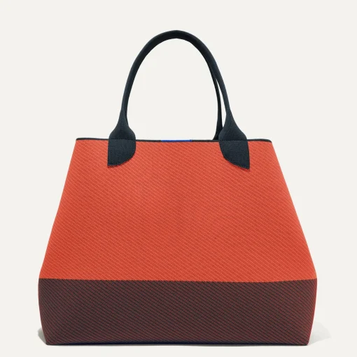 Rothy's Totes^The Lightweight Mega Tote Indigo Spice Twill
