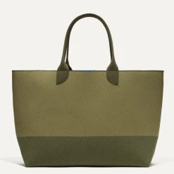 Rothy's Totes^The Lightweight Mega Tote Olive Twill