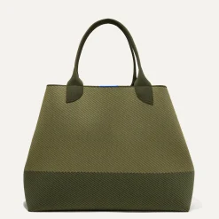 Rothy's Totes^The Lightweight Mega Tote Olive Twill