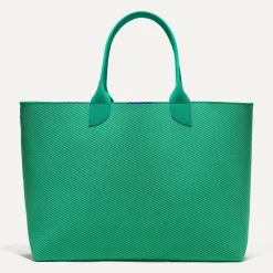 Rothy's Totes^The Lightweight Mega Tote Sea Green Twill