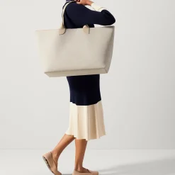 Rothy's Totes^The Lightweight Mega Tote Chai Twill