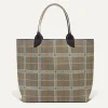 Rothy's Totes^The Lightweight Tote Black Glen Plaid