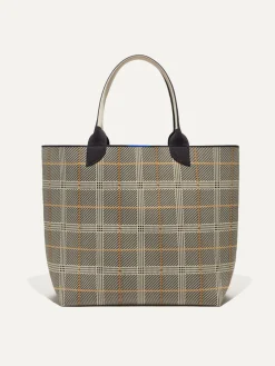 Rothy's Totes^The Lightweight Tote Black Glen Plaid