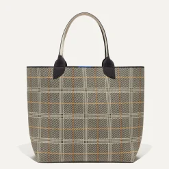 Rothy's Totes^The Lightweight Tote Black Glen Plaid