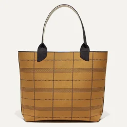 Rothy's Totes^The Lightweight Tote Black Glen Plaid