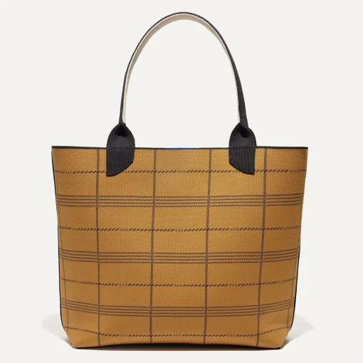 Rothy's Totes^The Lightweight Tote Black Glen Plaid