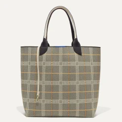 Rothy's Totes^The Lightweight Tote Black Glen Plaid