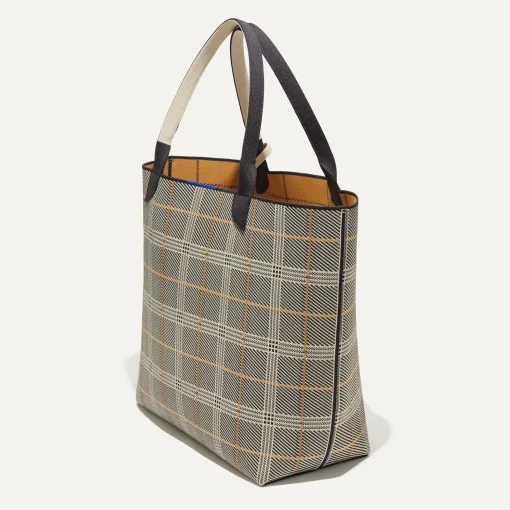 Rothy's Totes^The Lightweight Tote Black Glen Plaid