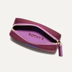 Rothy's Clutches & Pouches^The Mini Universal Pouch Collegiate Currant