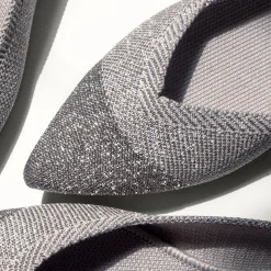 Rothy's The Point^The Point Silver Metallic
