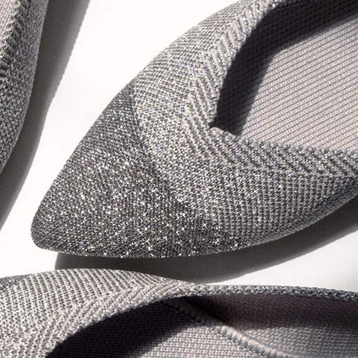 Rothy's The Point^The Point Silver Metallic