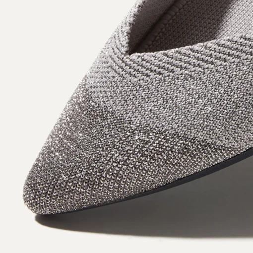 Rothy's The Point^The Point Silver Metallic