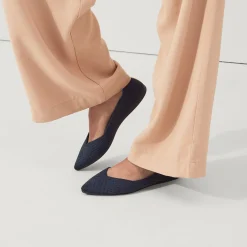 Rothy's The Point^The Point Navy Herringbone