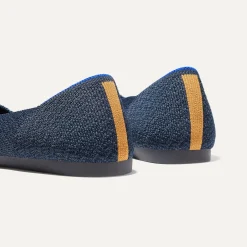 Rothy's The Point^The Point Navy Herringbone