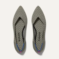 Rothy's The Point^The Point Slate Herringbone