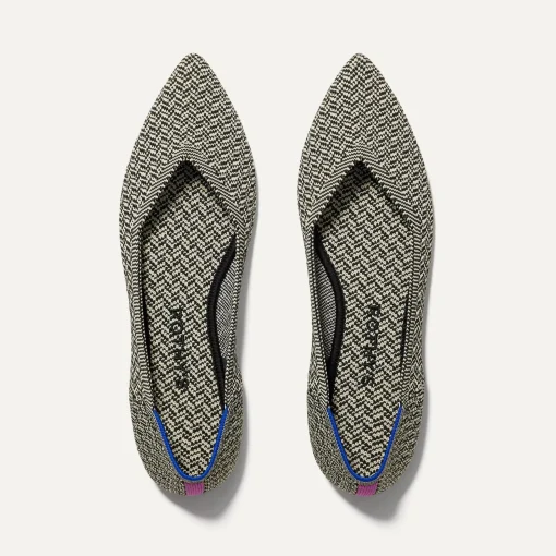 Rothy's The Point^The Point Slate Herringbone